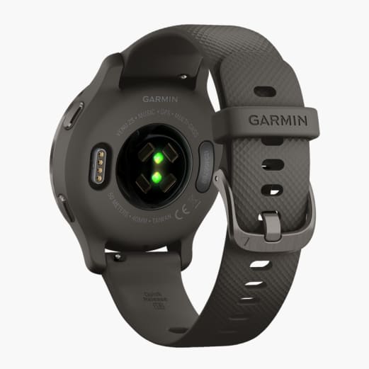 GARMIN - GARMIN(ガーミン) Venu 2S Graphite/Slate Garmin Venu 2S Smartwatch - Slate Bezel with Graphite Case